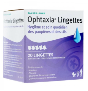Lingette Hygiene Et Soin Des Paupieres Et Des Cils X 20