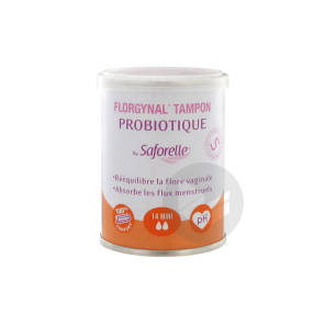 Florgynal Probiotique Tampon Périodique Sans Applicateur Mini B/14