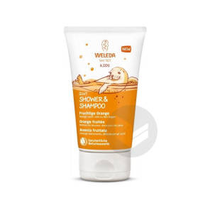  Kids 2in1 Shower & Shampoo Gel Orange Fruitée T/150ml