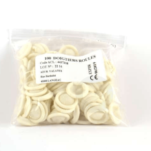 Pharmavalatex Doigtiers Latex Roulés Souple X100
