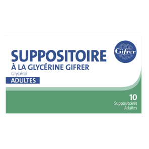 Suppositoire À La Glycerine Adulte X10