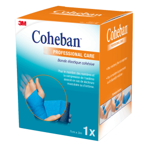 Coheban Bande Cohésive Contention Bleu 70mmx