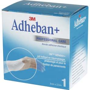 Adheban Plus Bande Elastique Adhesive 3 Cmx 2 5 M