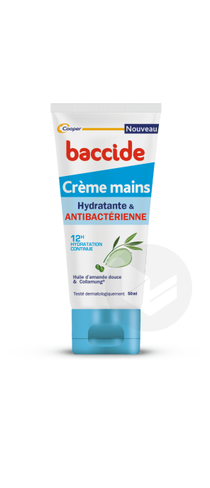 Crème Mains Hydratante Et Antibactérienne 50ml