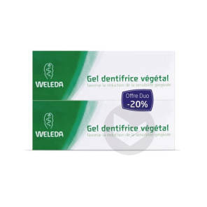  Soins Bucco-dentaires Gel Dentifrice Végétal 2t/75ml