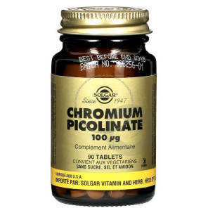 Chromium Picolinate 100 Ug - 90 Tablets