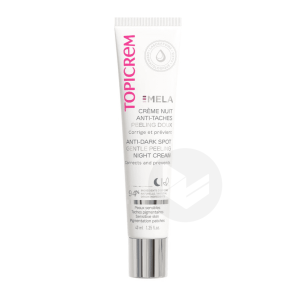 Mela Crème Nuit Anti-taches Peeling Doux 40ml