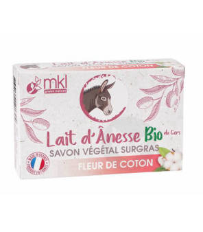 Savon Au Lait D'ânesse Bio 100 G - Fleur De Coton
