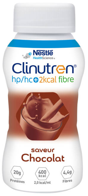 Clinutren Hp/hc+ 2kcal Fibre Chocolat 4x200ml