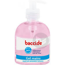 Baccide Gel Mains Desinfectant Amande Douce Pompe 300 Ml