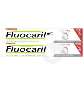 Fluocaril Bi-fluore 145 Mg Dentifrice Blancheur 2t/75ml