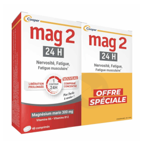 Mag 2 24h Magnesium Marin 2x40 Comprimés