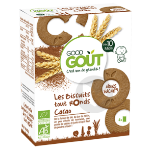 Biscuits Tout Ronds Cacao 80g