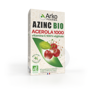 Azinc Bio Acérola 1000 30 Comprimés