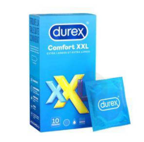Durex Comfort Xxl Préservatif Lubrifié B/10