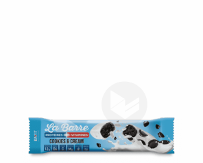 La Barre Proteinée + Vitamines Cookie & Cream 49g