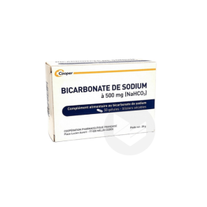 Bicarbonate De Sodium 500mg 50 Gélules