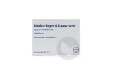 Biotine  0,5 % Solution Injectable Im (6 Ampoules De 1ml)