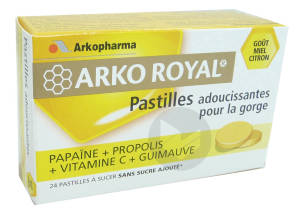 Arko Royal Propolis Past Adoucissante Gorge Guimauve Miel Citron B/24