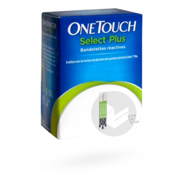 One Touch Select Plus Bdlette Réactive Autosurveillance Glycémie 2fl/50