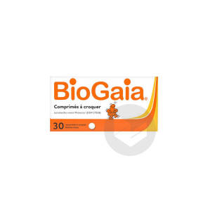 Biogaia L.reuteri Protectis Probiotique Citron 30 Comprimés À Croquer