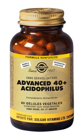  Advanced 40+ Acidophilus 60 Gélules Végétales