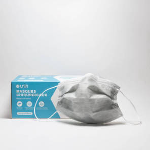 Masque Chirurgical Adulte Iir Gris X50