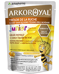 Arko Royal Junior Gelée Royale Miel Gomme Coeur Liquide Sach/20
