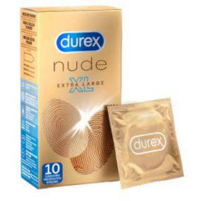 Durex Nude Préservatif Lubrifié Xl B/8