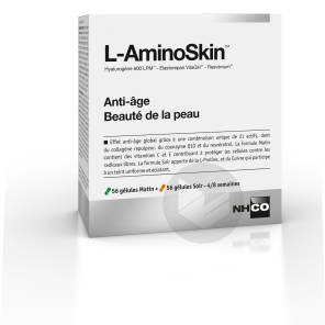L-aminoskin Age Delay Skin Beauty 56 Gélules Lot De 2