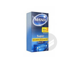 Super Securite Et Confort Easy Fit 16 Preservatifs