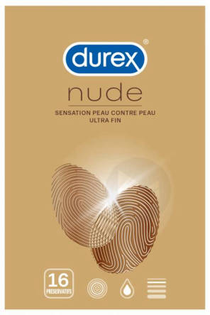 Preservatifs Nude Extra Lubrification 16 Unités