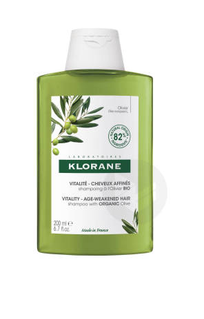 Shampoing Epaisseur Et Vitalité À L'olivier Bio 200ml