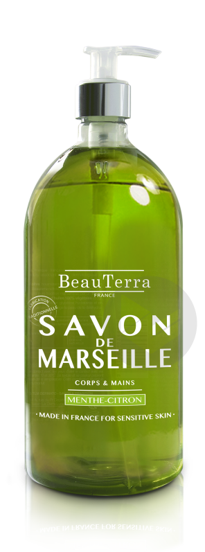 Savon De Marseille Liquide - Menthe Citron - 1l