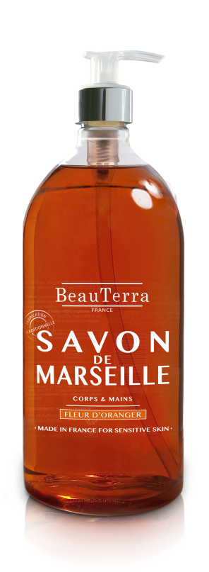 Savon De Marseille Liquide - Fleur D'oranger - 1l