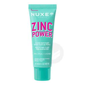 Zinc Power Fluide Matifiant Réducteur De Pores 40ml