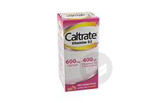 Caltrate Vitamine D3 600 Mg/400 Ui Comprimé Pelliculé (flacon De 60)