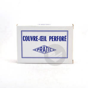 Pratic Couvre-oeil Plastique Blanc