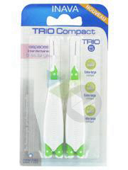 Trio Compact Brossette Interdentaire Espaces Tres Larges Blister 2