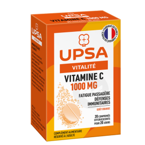 Vitalité Vitamine C 1000mg 2x10 Comprimés Effervescents