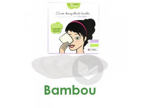 Kit Eco Test Beauté 3 Carrés Démaquillants Lavables Bambou