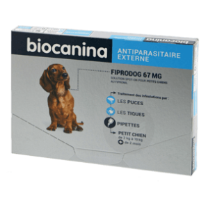 Fiprodog 67mg Spot On Petits Chiens 3 Pipettes