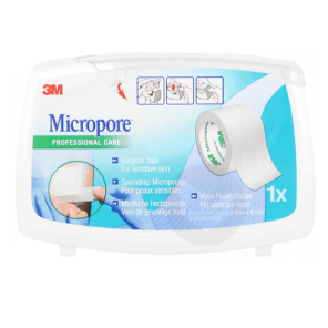 Micropore Professional Care Sparadrap Microporeux 2,5cm X 9,14m
