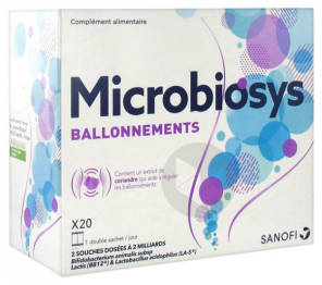 Microbiosys Ballonnements Poudre 20 Sachets