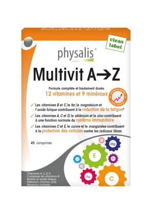 Multivit A À Z 45 Comprimés