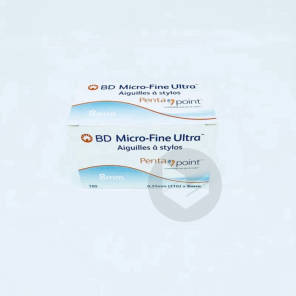 Bd Micro-fine Ultra Aiguille Pour Stylo Injecteur 0,25x8mm B/100