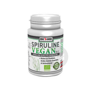 Spiruline Vegan Bio 100 Comprimés