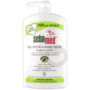  Gel Physio-lavant Olive 1000 Ml Dont 300 Ml Offerts