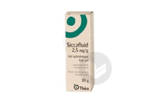Siccafluid 2,5 Mg/g Gel Ophtalmique (flacon De 10g)
