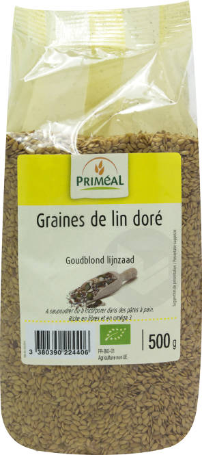 Graines De Lin Dore 500 G